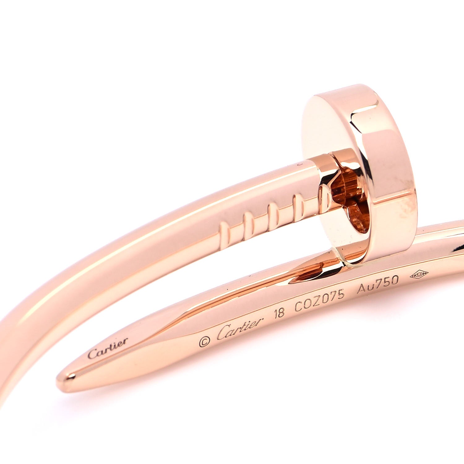 Cartier 18K Pink Gold Juste Un Clou Bracelet 18 4 of 5