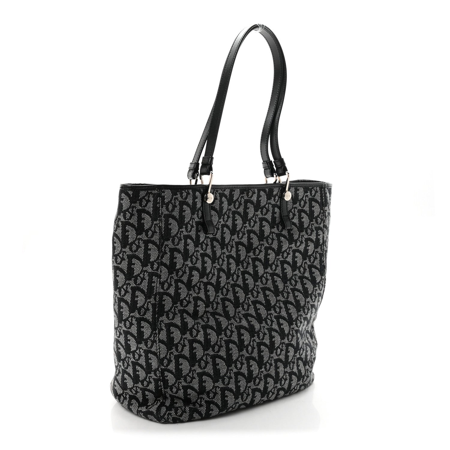 Christian Dior Monogram Tote Blue 2 of 9