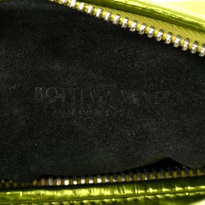 Bottega Veneta Metallic Crushed Calfskin Mini Jodie Chlorophyll 6 of 10