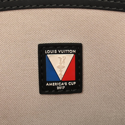 Louis Vuitton Damier Azur Latitude America's Cup Keepall Bandouliere 45 5 of 16