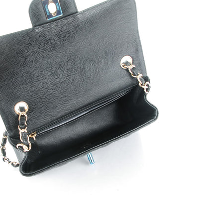 Chanel Caviar Quilted Mini Rectangular Flap Black 5 of 8