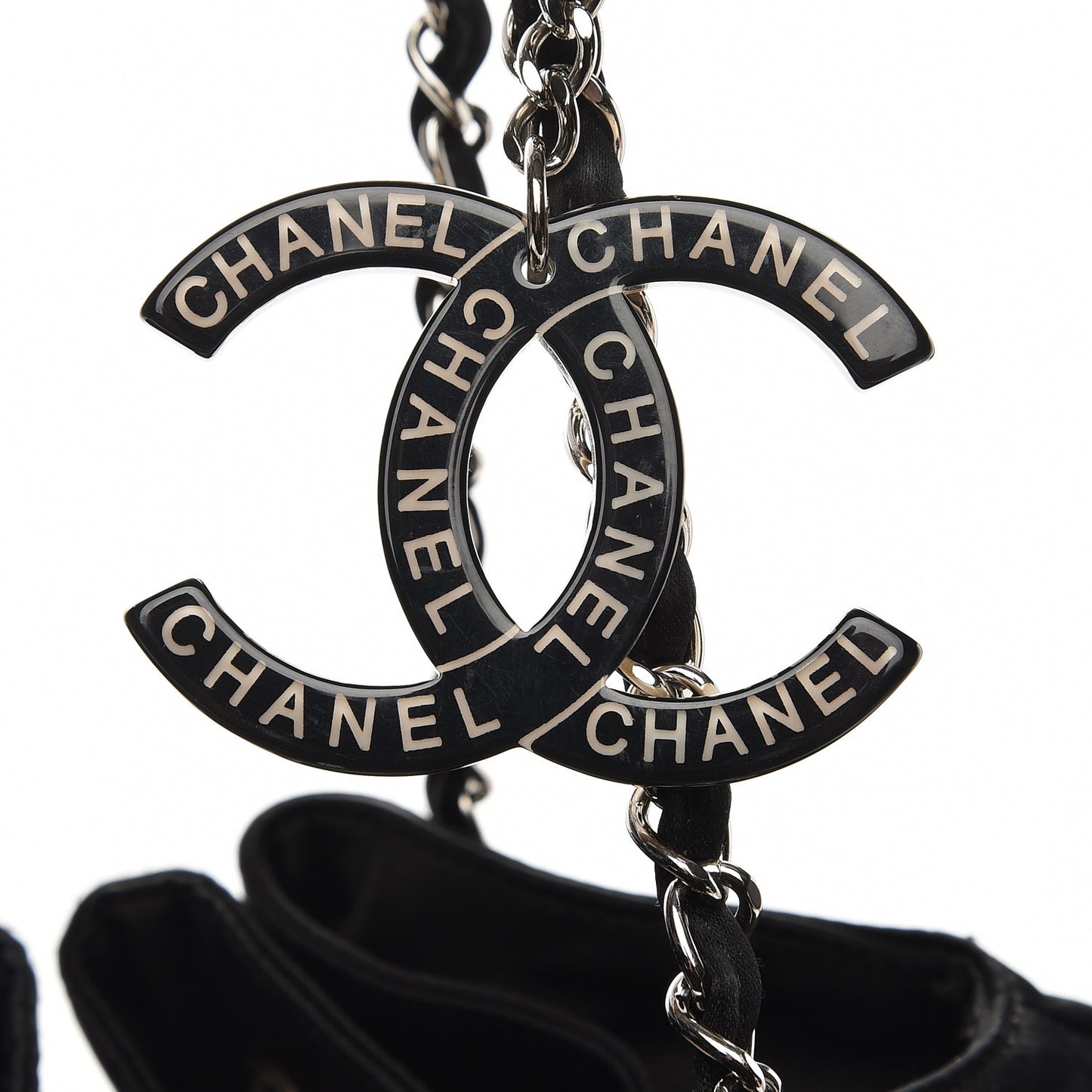 Satin Melrose Hobo Black