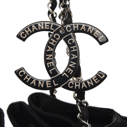 Chanel Satin Melrose Hobo Black 8 of 8