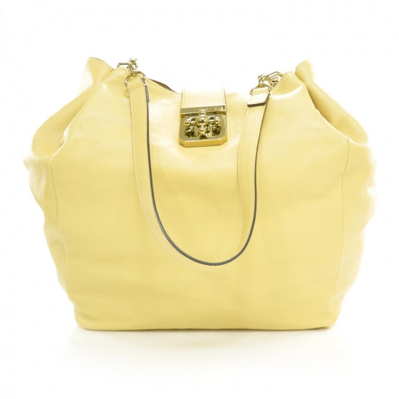 Chloe Calfskin Elsie Tote Eggshell 1 of 12