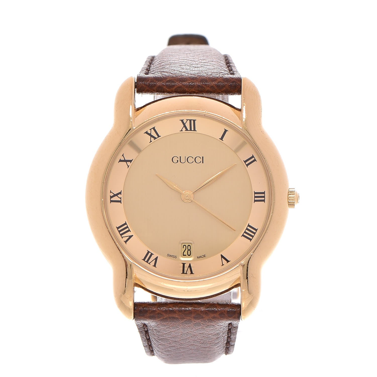 Gucci Stainless Steel Lizard 35mm 5100M Quartz Watch 1 of 10