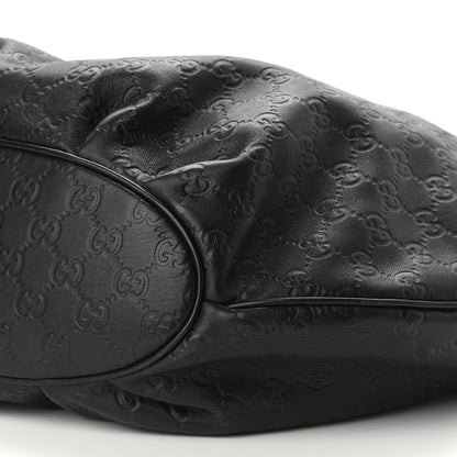 Gucci Guccissima Pelham Medium Hobo Black 9 of 11