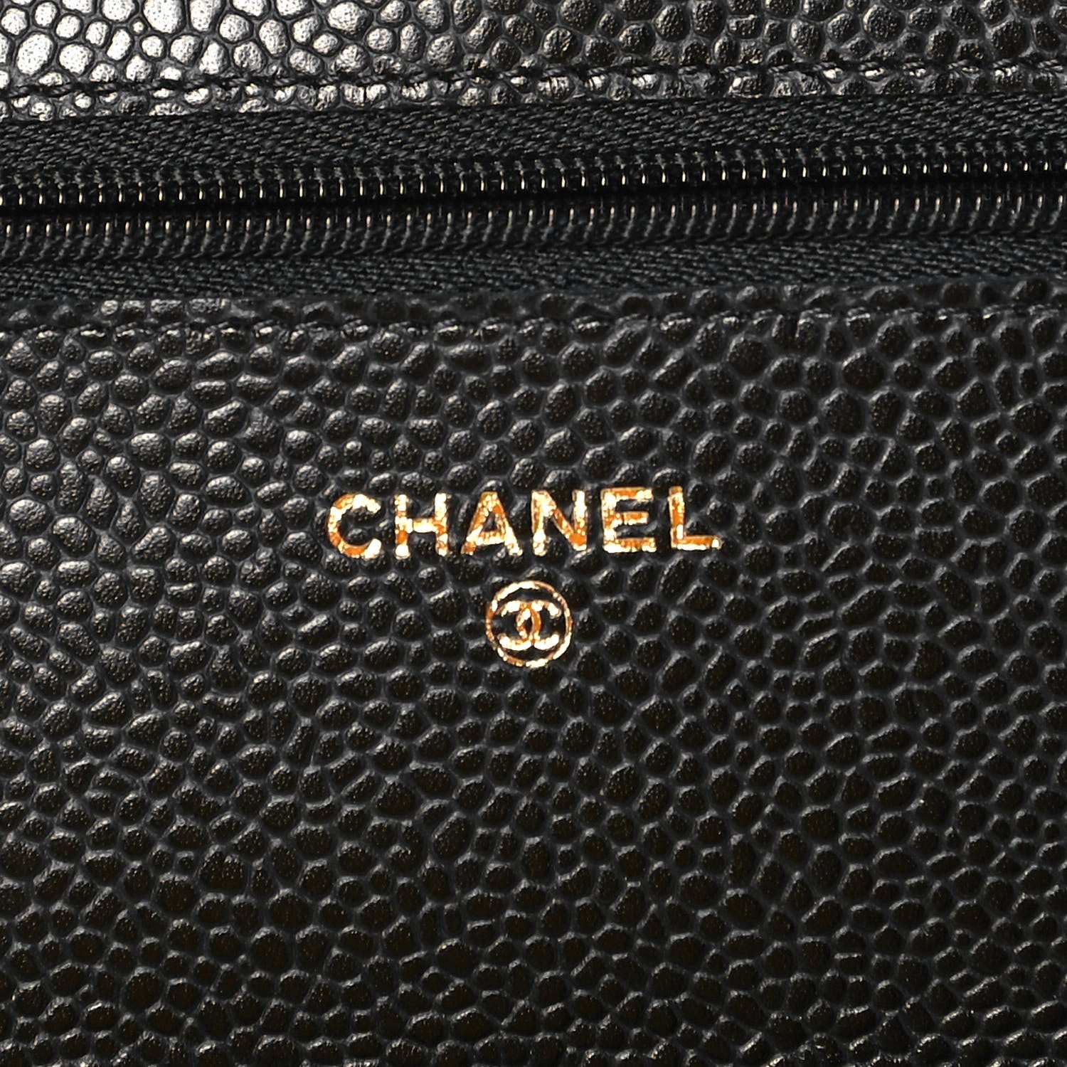 Chanel Caviar Quilted Wallet On Chain WOC Black 6 of 9