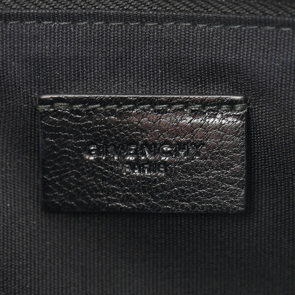 Givenchy Goatskin Diamond Quilted GV3 Medium Pouch Black 6 of 12
