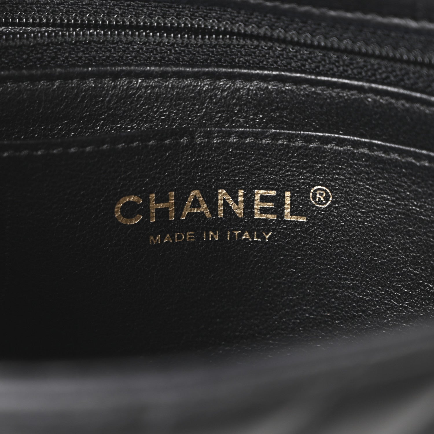 Chanel Lambskin Chevron Quilted Mini Rectangular Flap Black 6 of 10