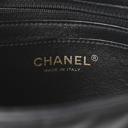 Chanel Lambskin Chevron Quilted Mini Rectangular Flap Black 6 of 10
