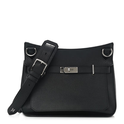 Hermes Taurillon Clemence Jypsiere 34 Black 1 of 11