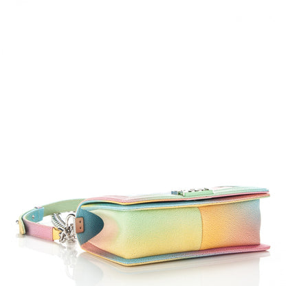 Chanel Caviar Quilted Medium Cuba Rainbow Boy Flap Multicolor 4 of 7
