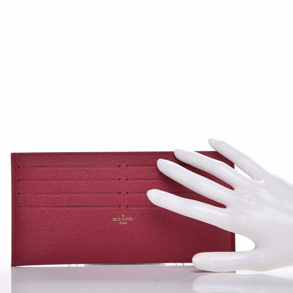 Louis Vuitton Calfskin Felicie Card Holder Insert Fuchsia 2 of 6