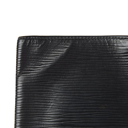 Louis Vuitton Epi Checkbook Card Holder Black 16 of 16