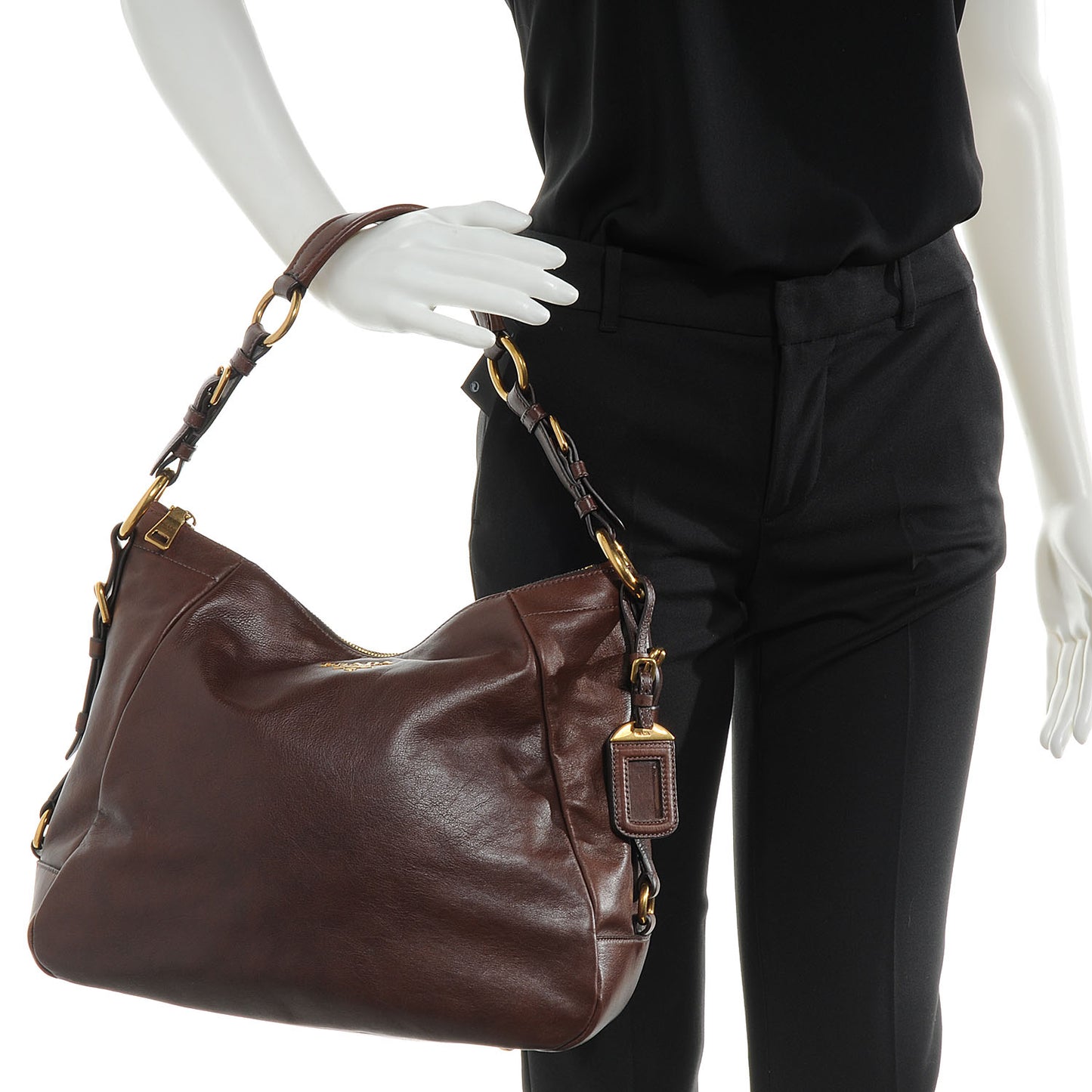 Soft Calf Hobo Nocciolo