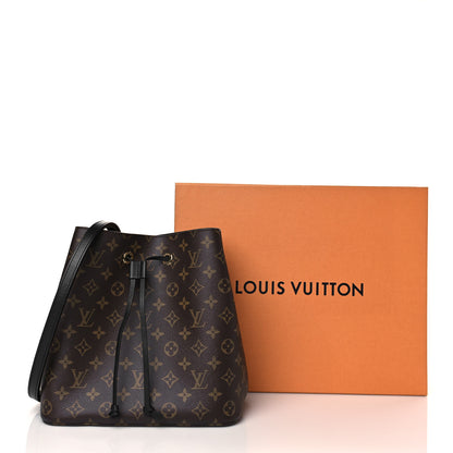 Louis Vuitton Monogram Neonoe MM Black 10 of 10