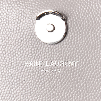 Saint Laurent Grain De Poudre Medium Classic Monogram Kate Satchel Souris 7 of 12