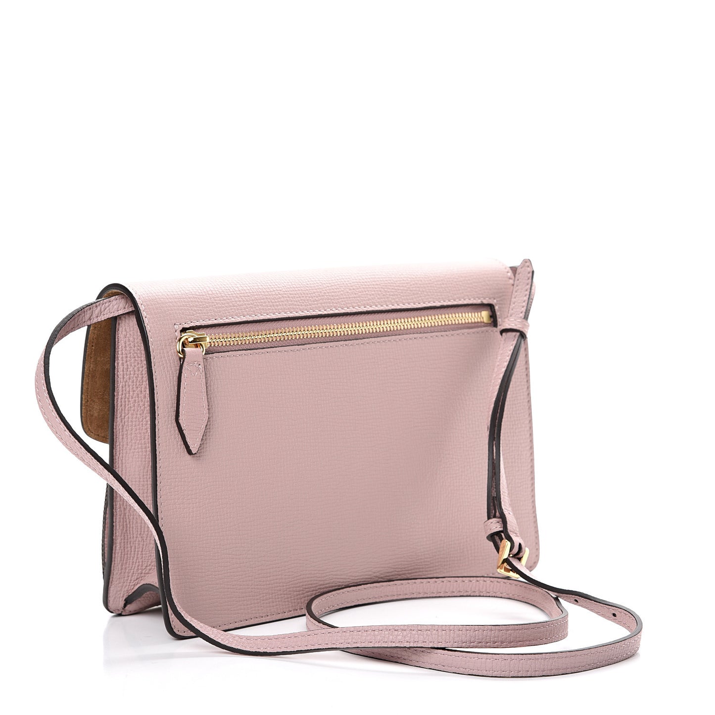 Derby Calfskin House Check Small Macken Crossbody Bag Pale Orchid