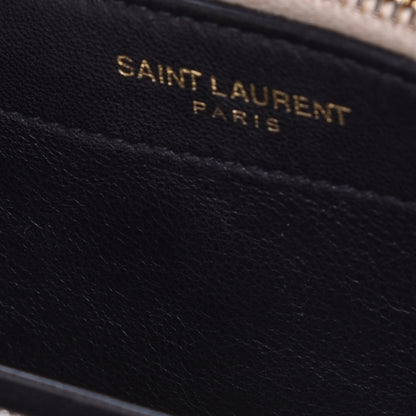 Saint Laurent Metallic Calfskin Kate Monogram Tassel Chain Wallet Gold 10 of 14