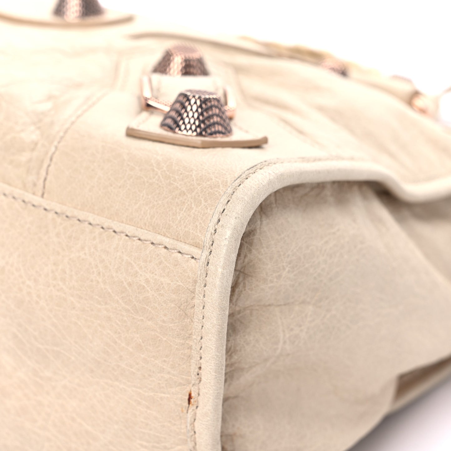 Agneau Giant 21 Rose Gold Hardware City Praline