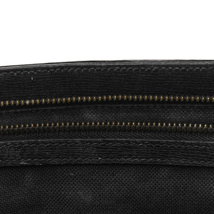 Gucci Textured Calfskin Medium Bright Bit Tote Black 14 of 15