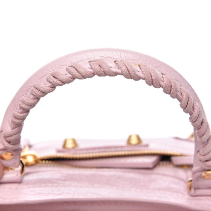 Balenciaga Agneau Giant 12 Gold Hardware Mini City Rose Poudre Rose Petunia 10 of 11