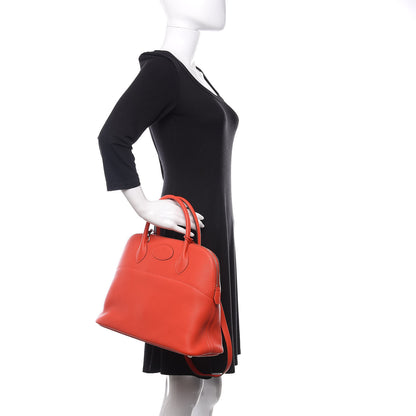 Hermes Taurillon Clemence Bolide 35 Rose Jaipur 3 of 10