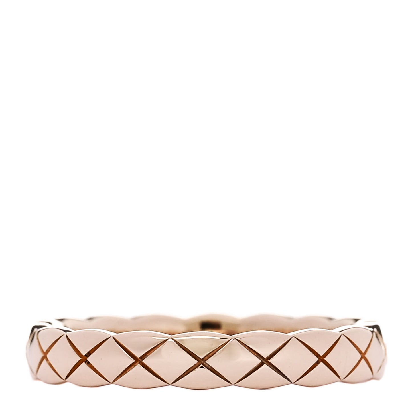 18K Beige Gold Mini Coco Crush Ring 53 6.25