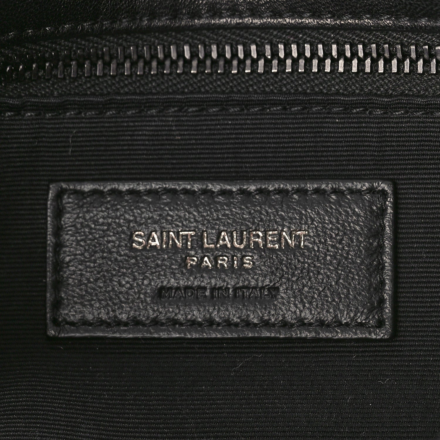 Saint Laurent Lambskin Quilted Monogram Monochrome Small Loulou Puffer Chain Satchel Black 6 of 8