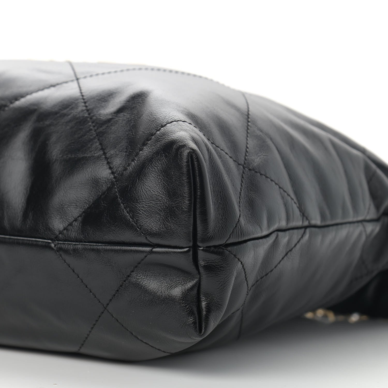 Chanel Shiny Calfskin Quilted Small Chanel 22 Black 11 of 11