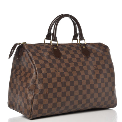 Louis Vuitton Damier Ebene Speedy 35 15 of 24
