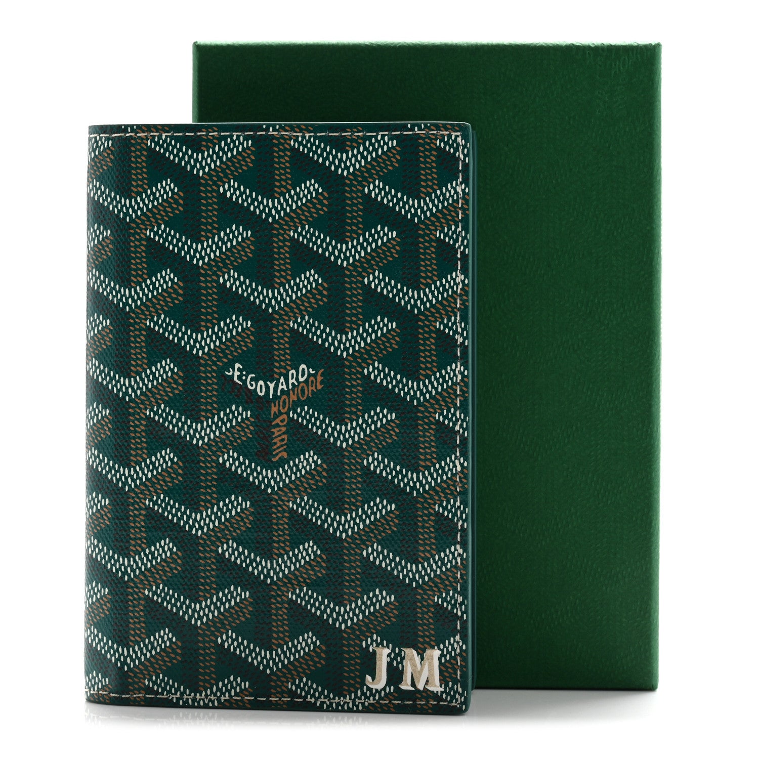 Goyard Goyardine Passport Wallet Green 9 of 9