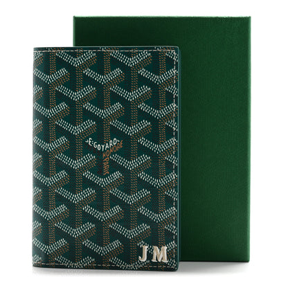 Goyard Goyardine Passport Wallet Green 9 of 9