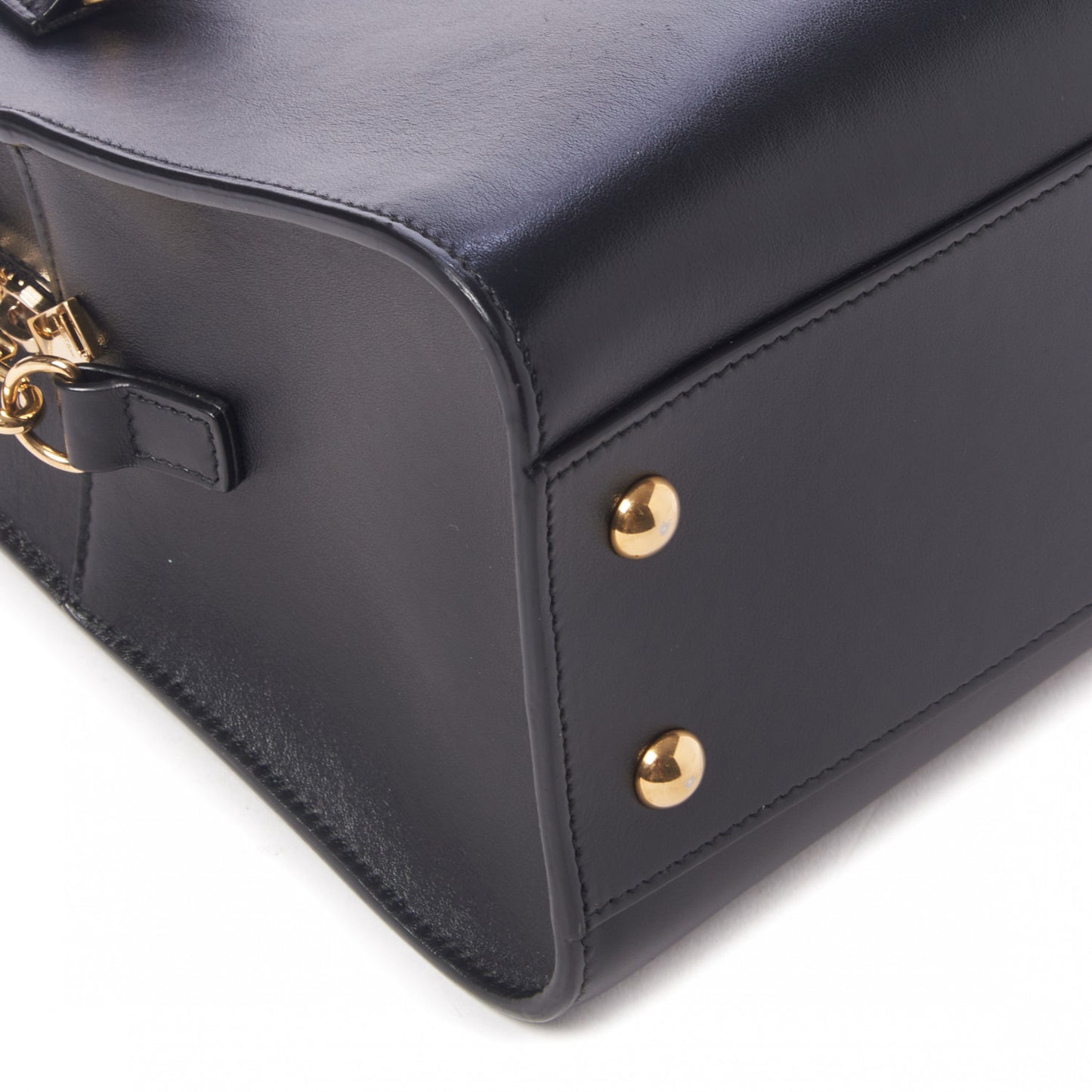 Calfskin Monogram Baby Cabas Black