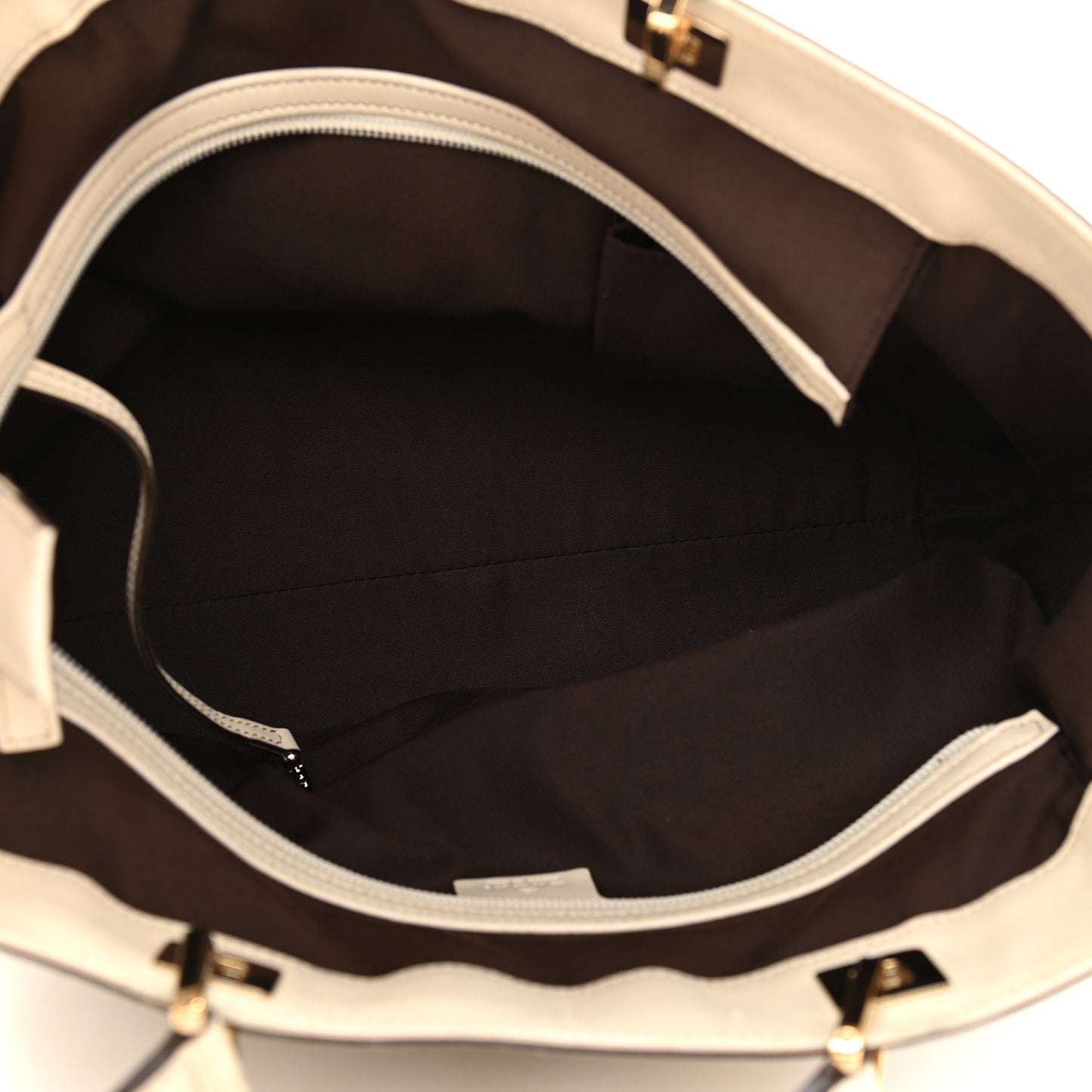 Monogram Large Punch Tote Off White