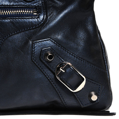 Balenciaga Iridescent Agneau Classic Hardware First Bleu Mineral 8 of 13