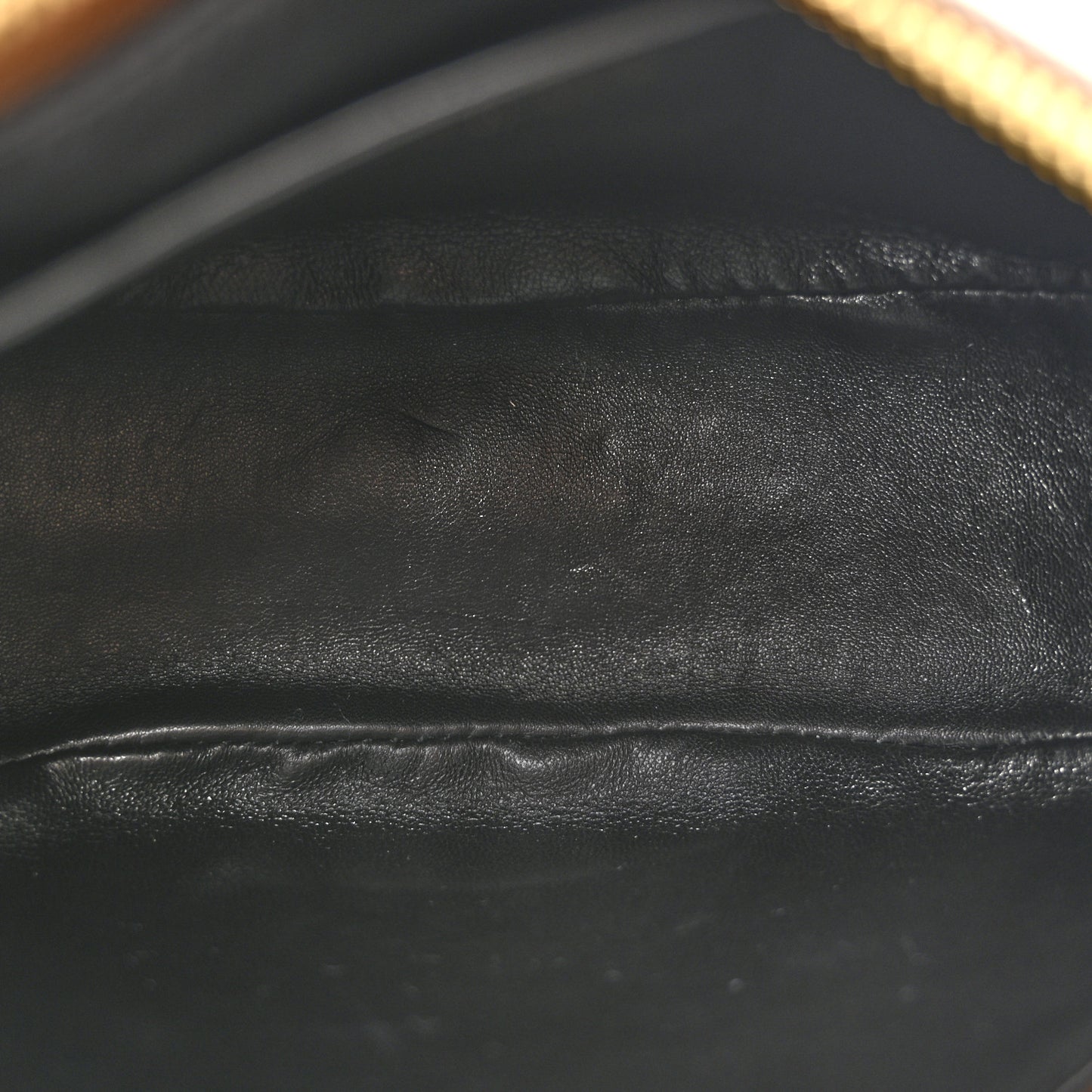 Soft Calfskin Arque Shoulder Bag Cognac