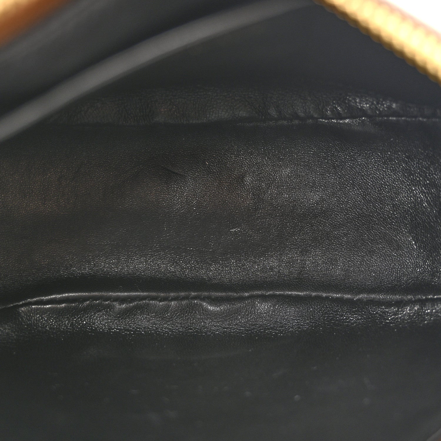Prada Soft Calfskin Arque Shoulder Bag Cognac 5 of 10