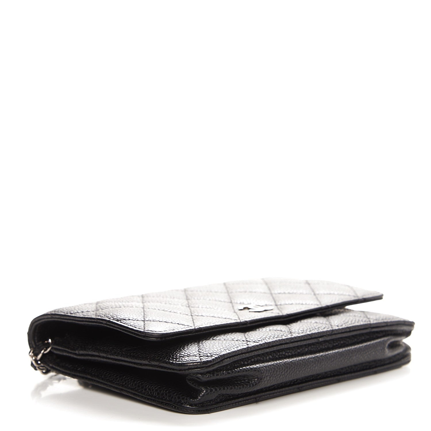 Chanel Caviar Quilted Wallet On Chain WOC Black 4 of 9