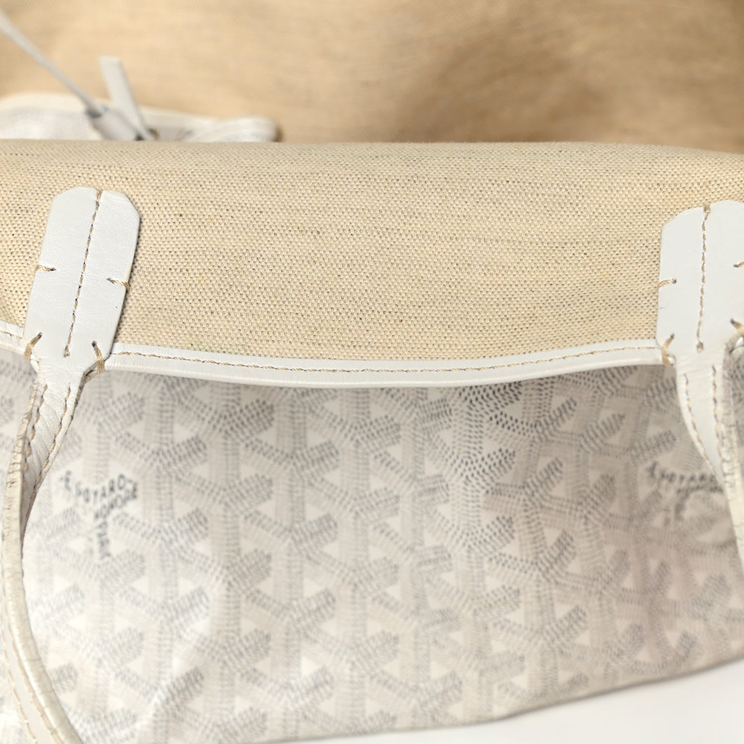 Goyard Goyardine Saint Louis PM White 12 of 25