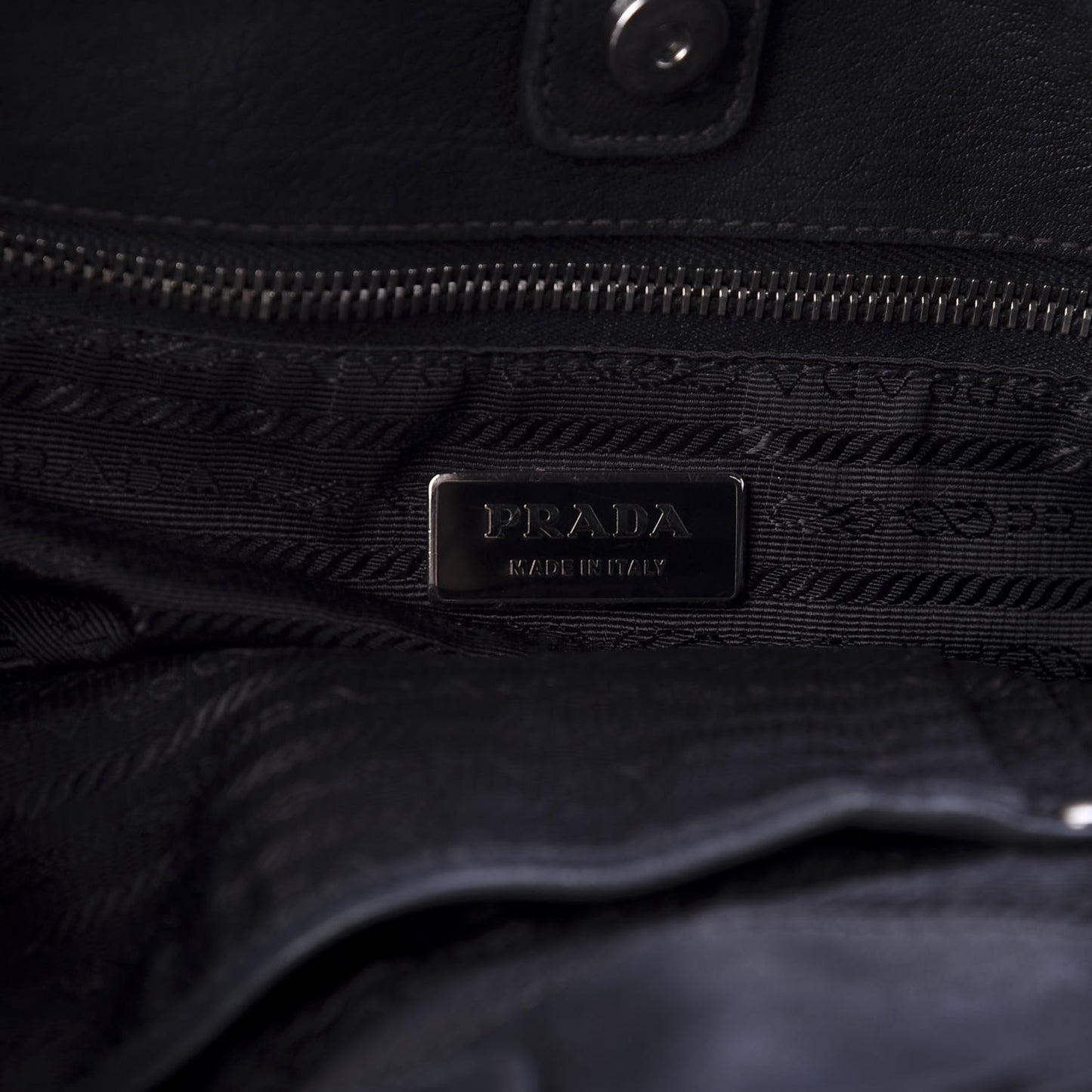 Tessuto Nylon Gaufre Hobo Black