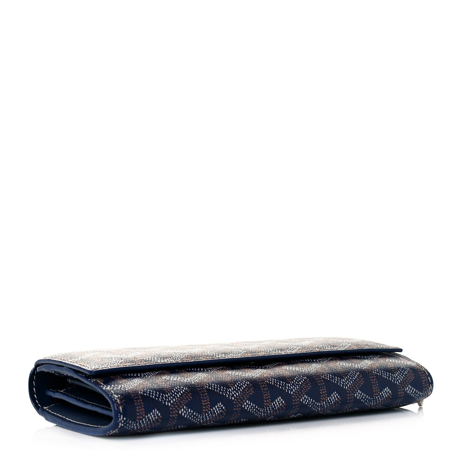 Goyard Goyardine Varenne Long Wallet Navy 4 of 8