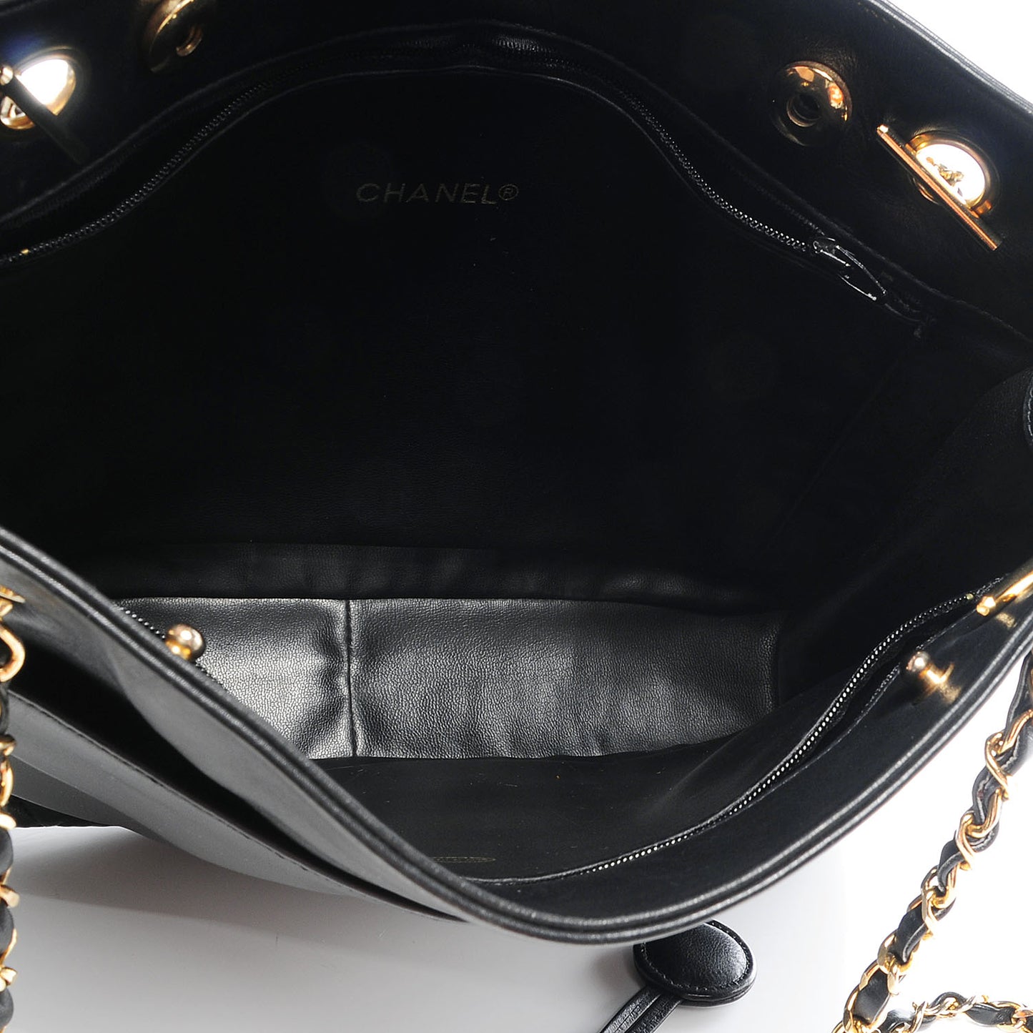 Lambskin Shoulder Bag Black