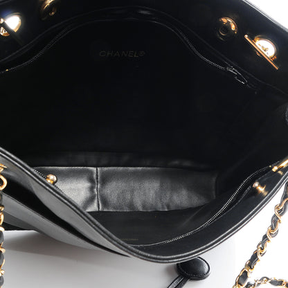 Chanel Lambskin Shoulder Bag Black 7 of 10