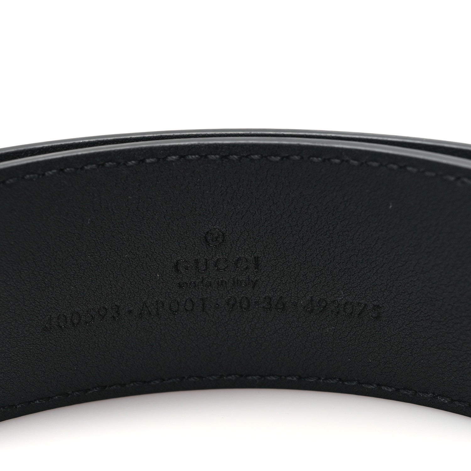 Gucci Calfskin Double G 40mm Belt 90 36 Black 3 of 5