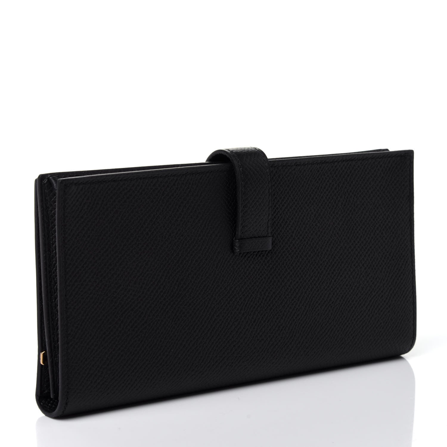 Hermes Epsom Bearn Gusset Wallet Black 2 of 5