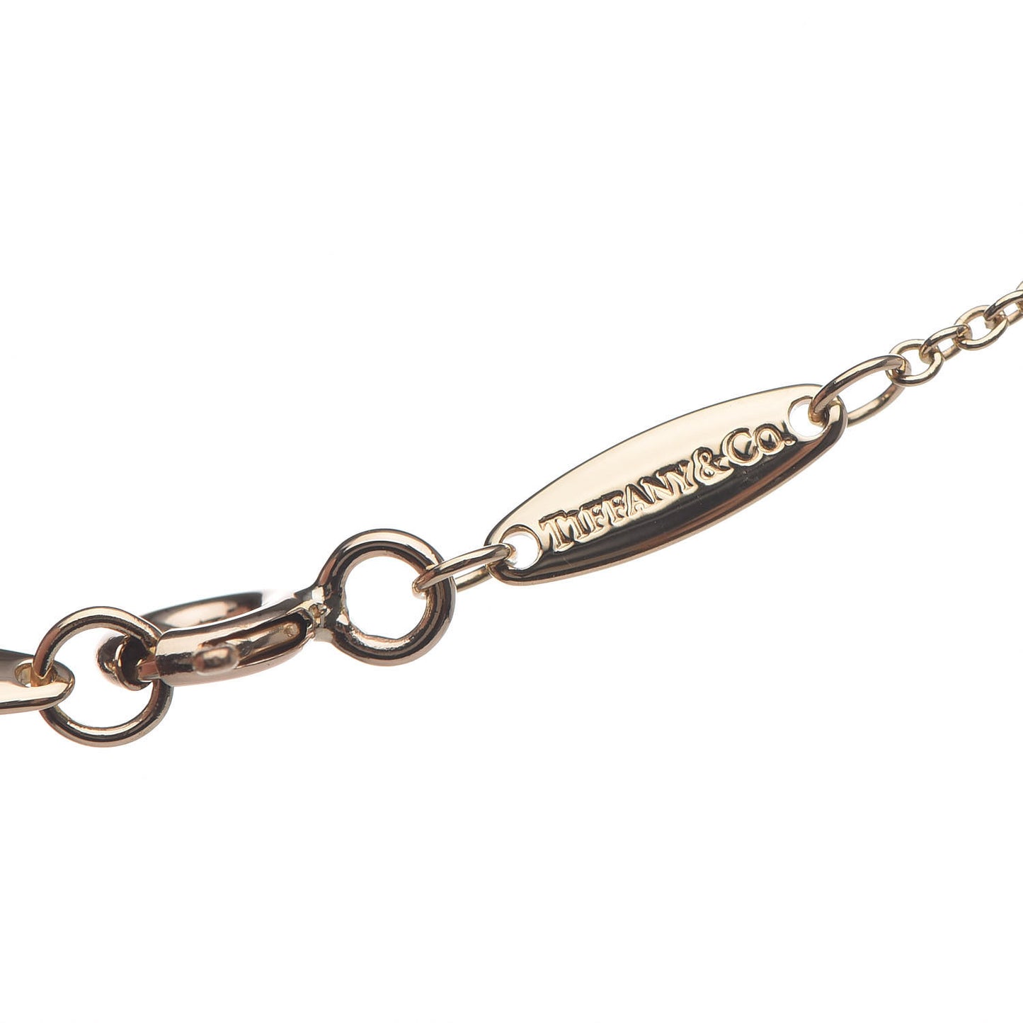 18K Yellow Gold Diamond .28ct Elsa Peretti Diamonds by the Yard Pendant Necklace