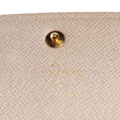 Louis Vuitton Monogram Dentelle Sarah Wallet Silver 6 of 7
