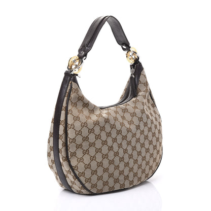 Gucci Monogram Medium GG Twins Hobo Black 2 of 9