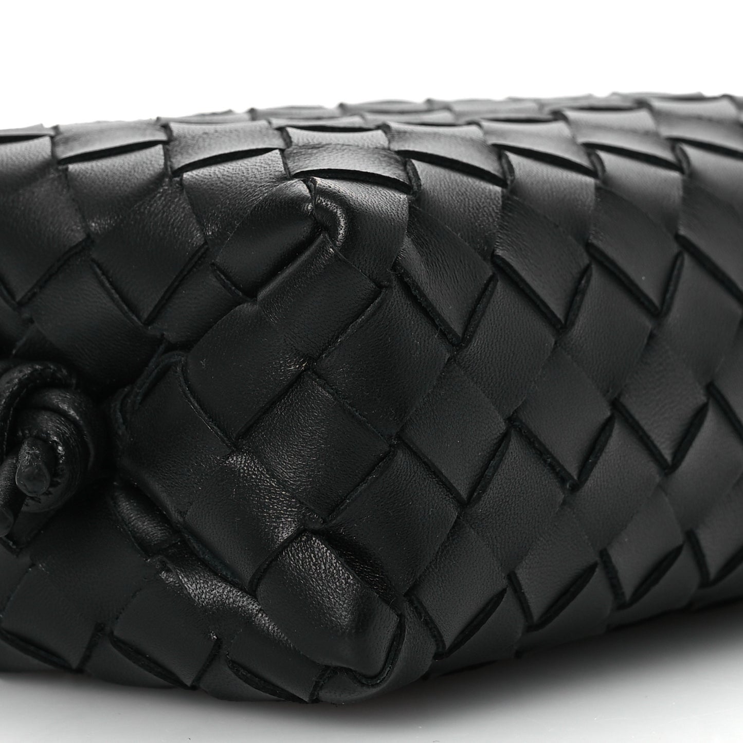 Nappa Intrecciato Mini Loop Camera Bag Black